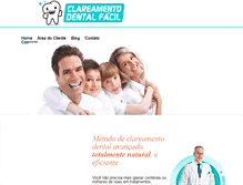 Tablet Screenshot of clareamentodentalfacil.com